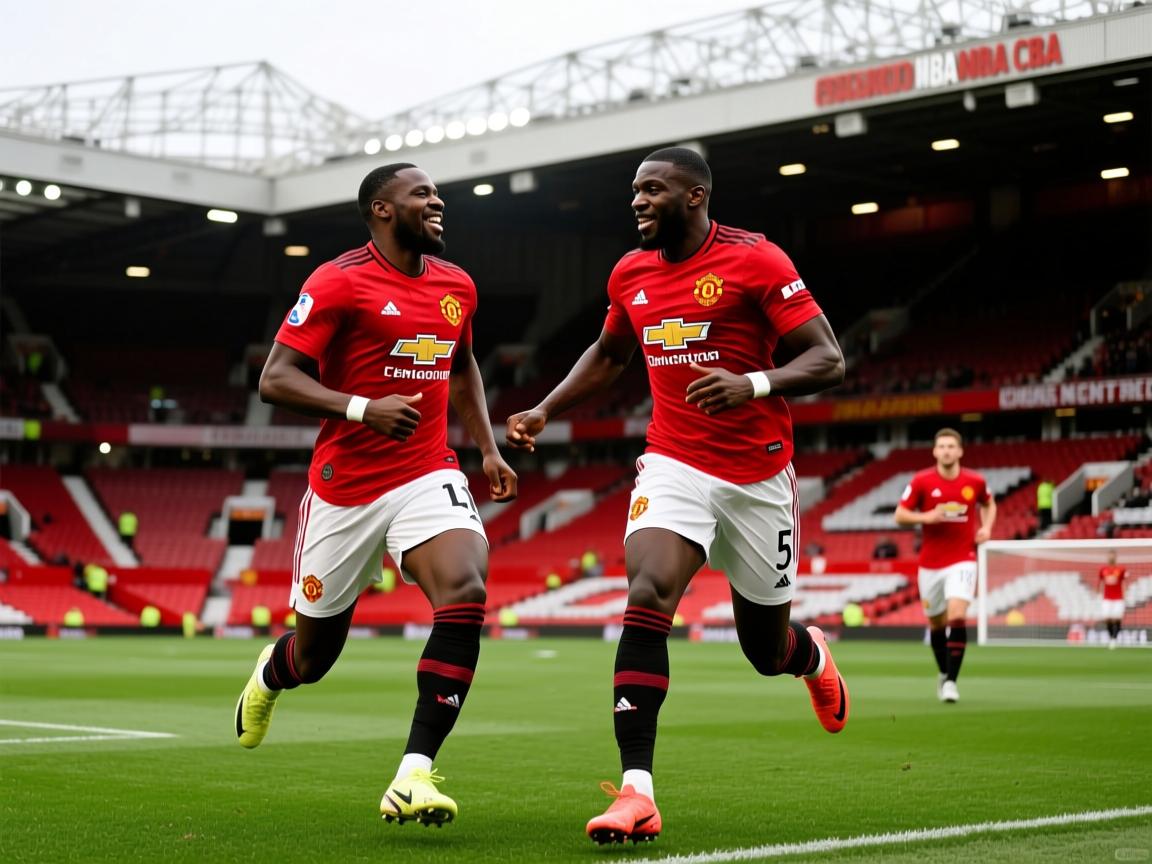 曼联主场击败里昂，卢卡库梅开二度独中两元取胜  第2张