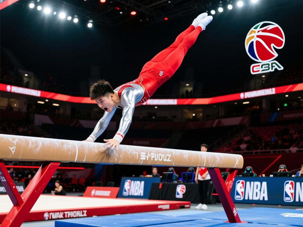 体操决赛惊险激烈，选手飘红银  第3张
