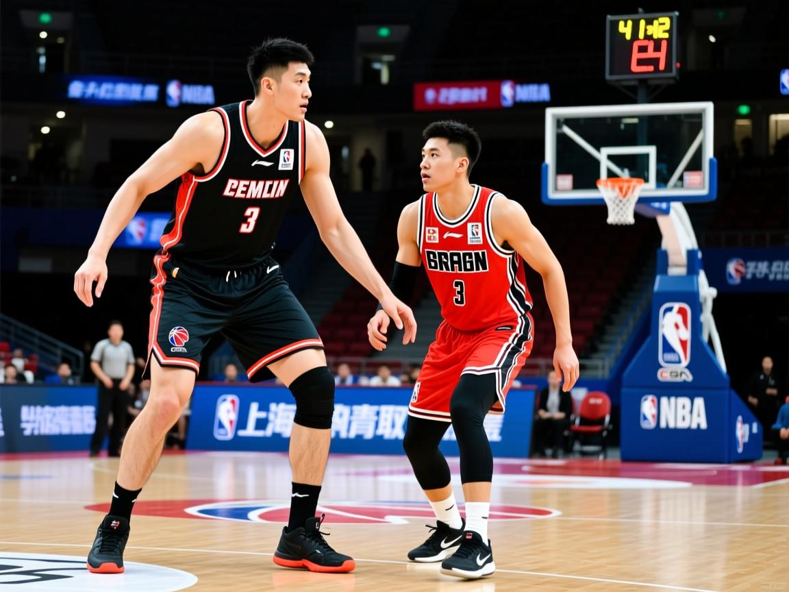 王哲林21+8+3古德温19+4+8上海客胜青岛豪取八连胜 第4张